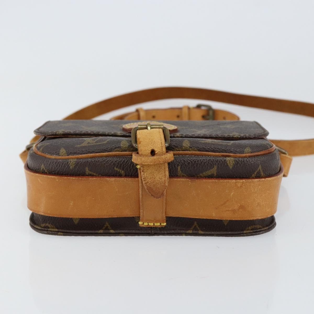 LOUIS VUITTON Monogram Cartouchiere PM Shoulder Bag M51254 LV Auth bs31073