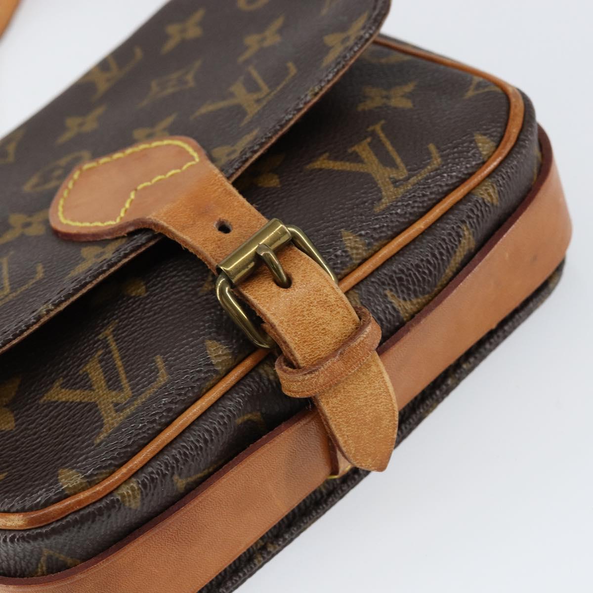 LOUIS VUITTON Monogram Cartouchiere PM Shoulder Bag M51254 LV Auth bs31074