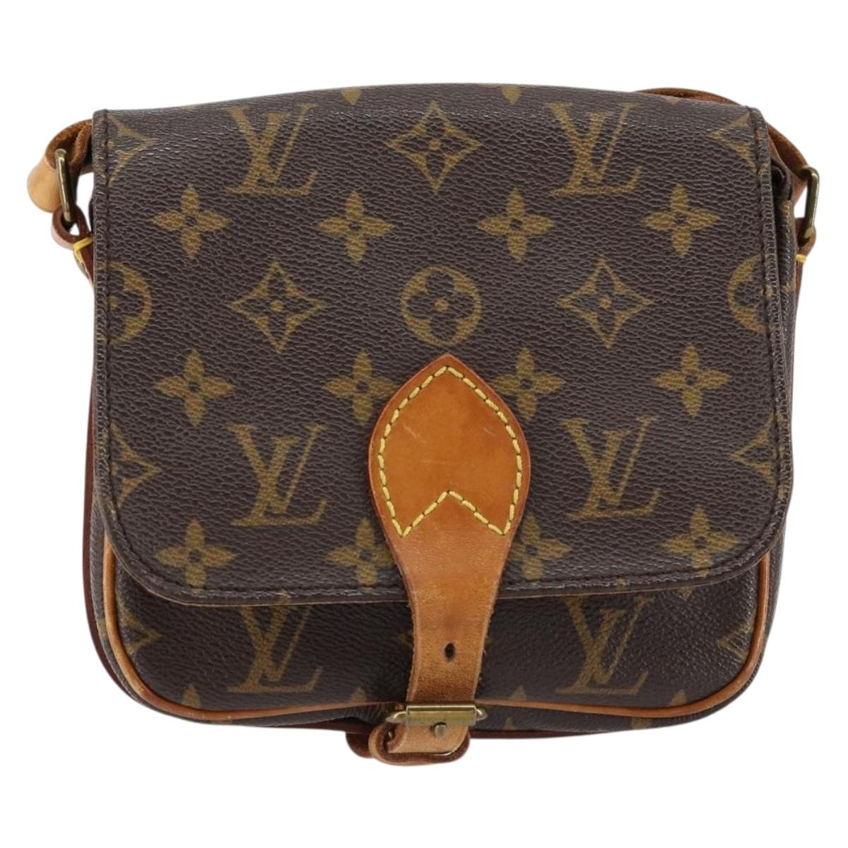 LOUIS VUITTON Monogram Cartouchiere PM Shoulder Bag M51254 LV Auth bs31074