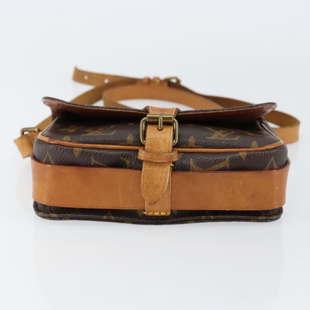 LOUIS VUITTON Monogram Cartouchiere PM Shoulder Bag M51254 LV Auth bs31074