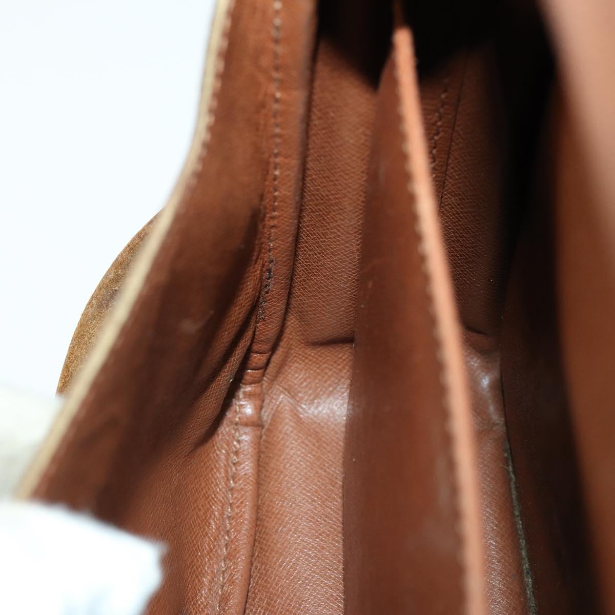 LOUIS VUITTON Monogram Cartouchiere MM Shoulder Bag M51253 LV Auth bs31075