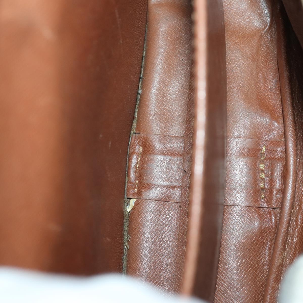 LOUIS VUITTON Monogram Cartouchiere MM Shoulder Bag M51253 LV Auth bs31075