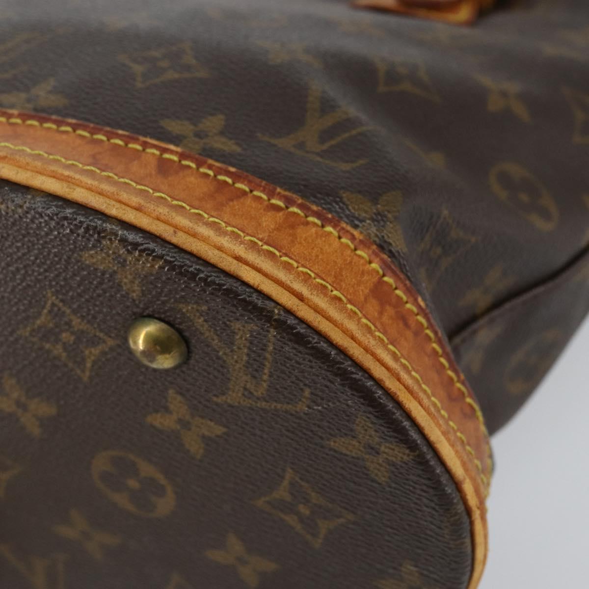 LOUIS VUITTON Monogram Bucket PM Shoulder Bag M42238 LV Auth bs31078