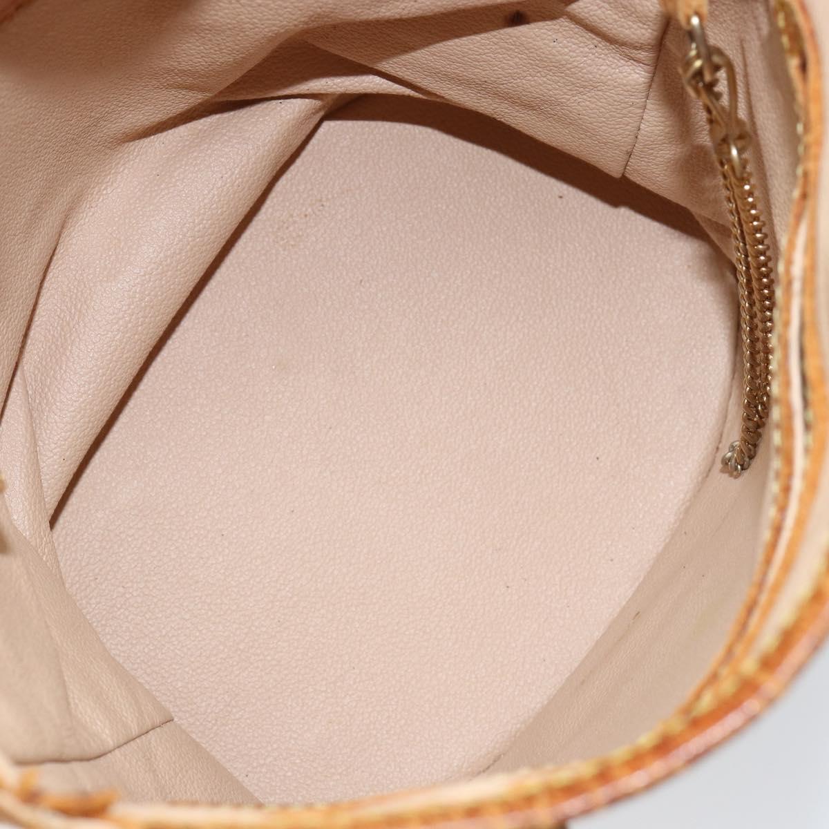 LOUIS VUITTON Monogram Bucket PM Shoulder Bag M42238 LV Auth bs31078