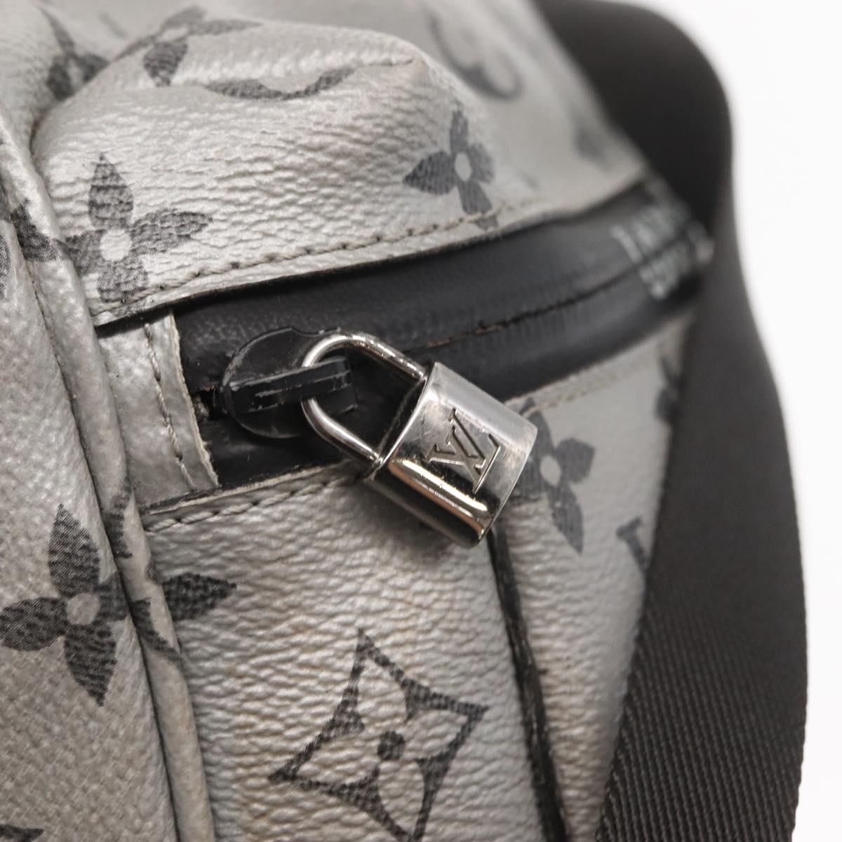 LOUIS VUITTON Monogram Reflect Messenger PM Bag Silver M43859 LV Auth bs31079