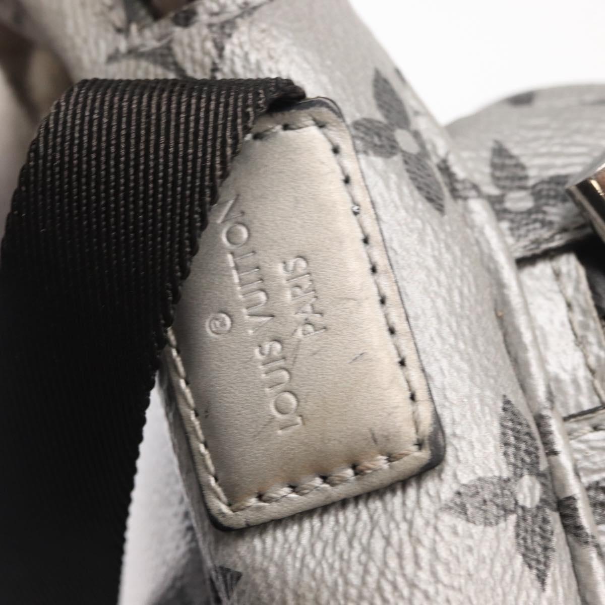 LOUIS VUITTON Monogram Reflect Messenger PM Bag Silver M43859 LV Auth bs31079
