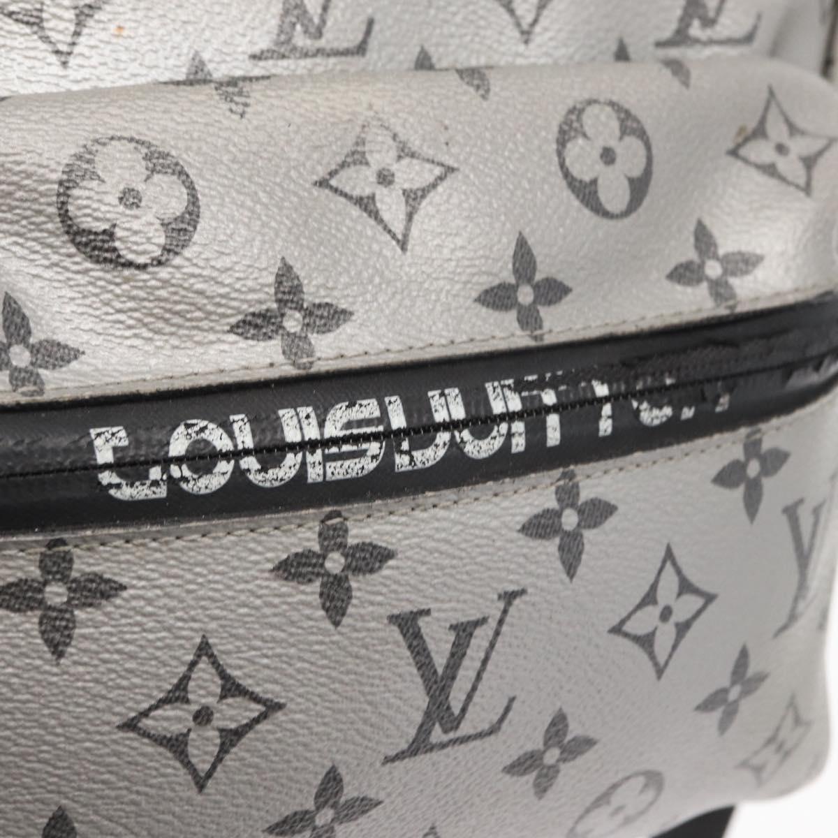 LOUIS VUITTON Monogram Reflect Messenger PM Bag Silver M43859 LV Auth bs31079