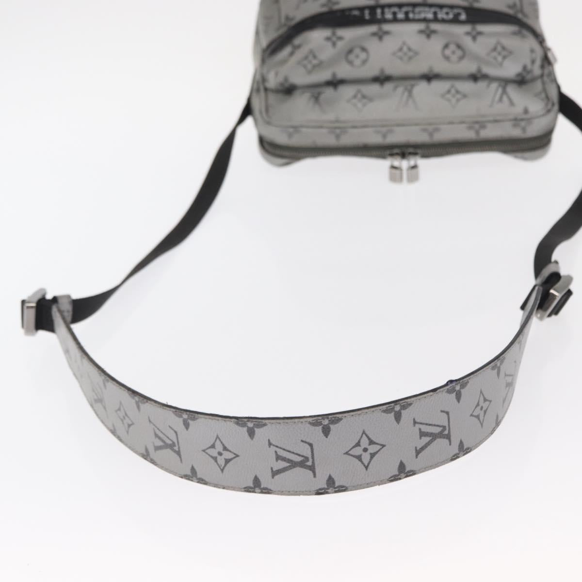 LOUIS VUITTON Monogram Reflect Messenger PM Bag Silver M43859 LV Auth bs31079