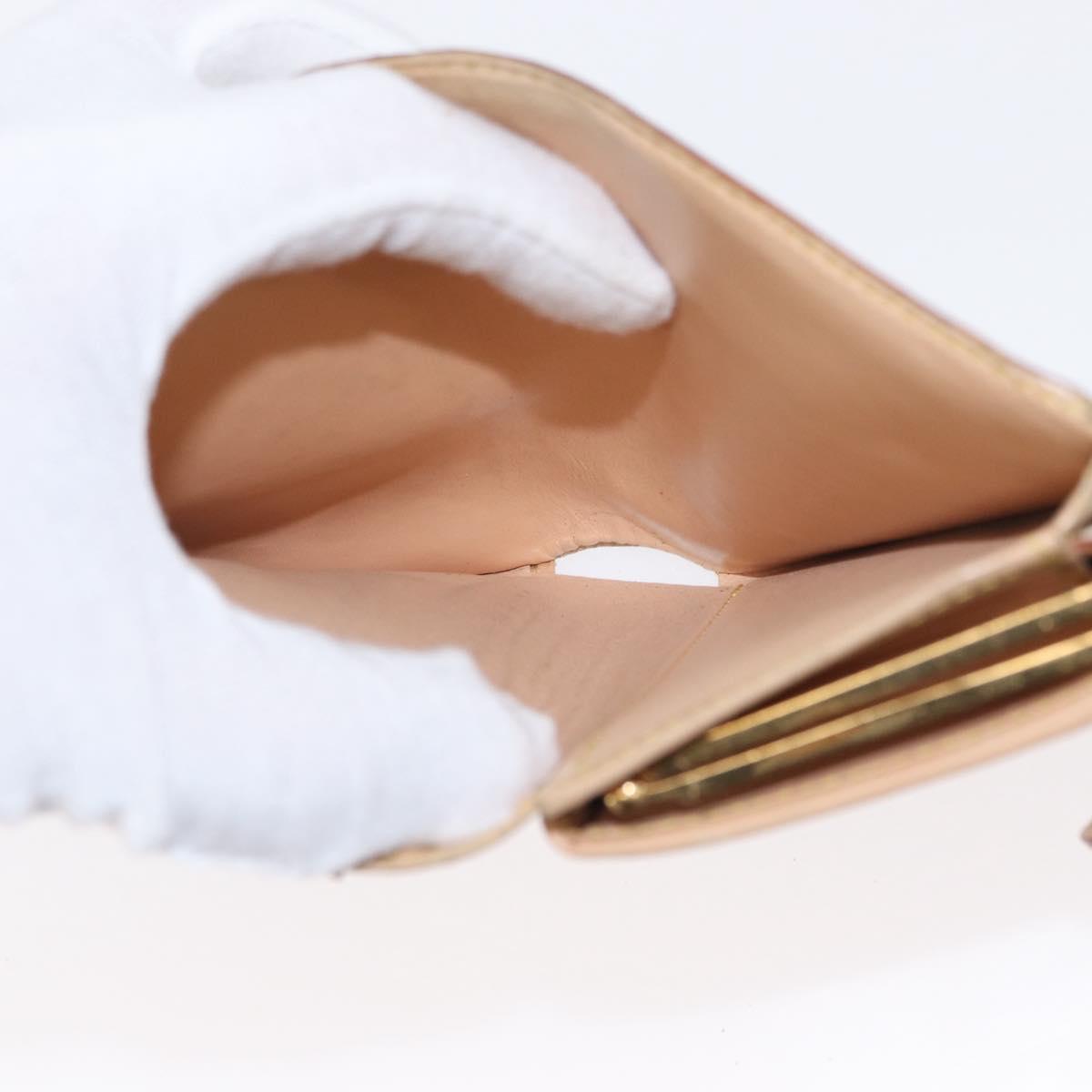 LOUIS VUITTON Multicolor Portefeuille Viennois Wallet White M92987 Auth bs31081