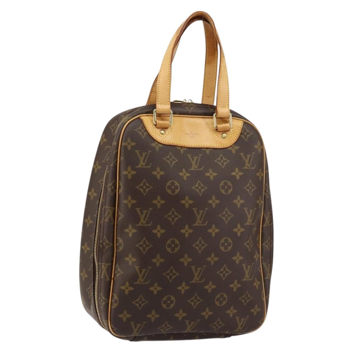 LOUIS VUITTON Monogram Excursion Hand Bag M41450 LV Auth bs31085