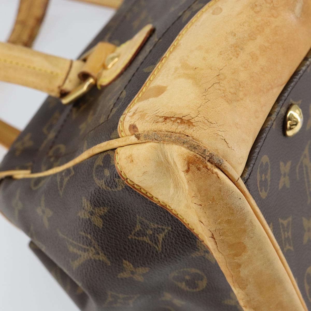 LOUIS VUITTON Monogram Beverly GM Shoulder Bag M40120 LV Auth bs31087