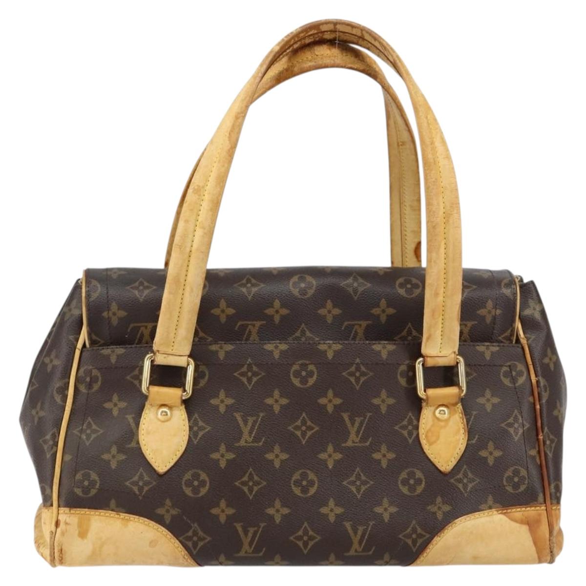 LOUIS VUITTON Monogram Beverly GM Shoulder Bag M40120 LV Auth bs31087