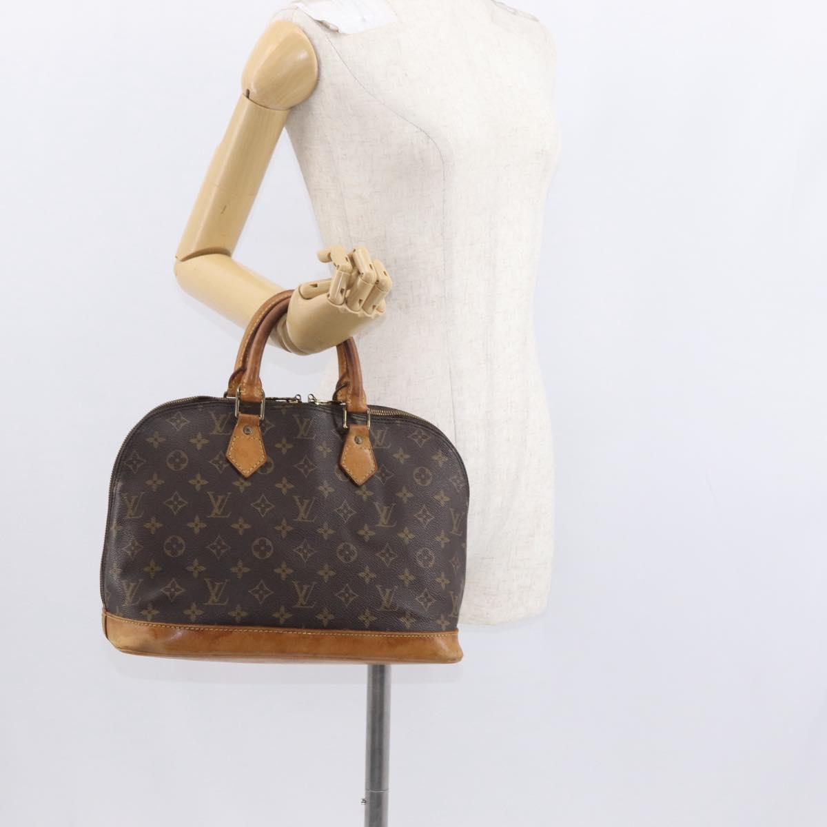 LOUIS VUITTON Monogram Alma Hand Bag M51130 LV Auth bs31088