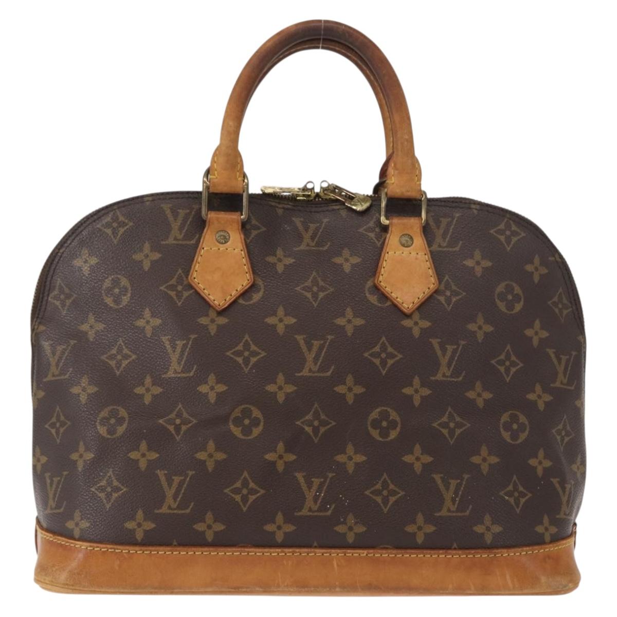 LOUIS VUITTON Monogram Alma Hand Bag M51130 LV Auth bs31088