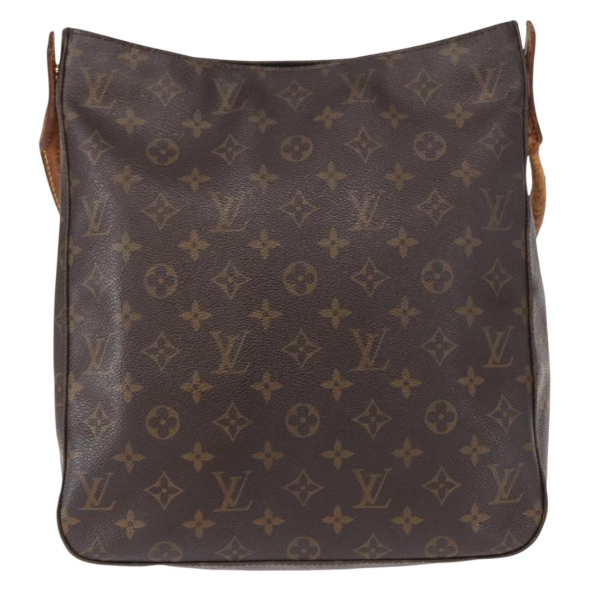 LOUIS VUITTON Monogram Looping GM Shoulder Bag M51145 LV Auth bs31091