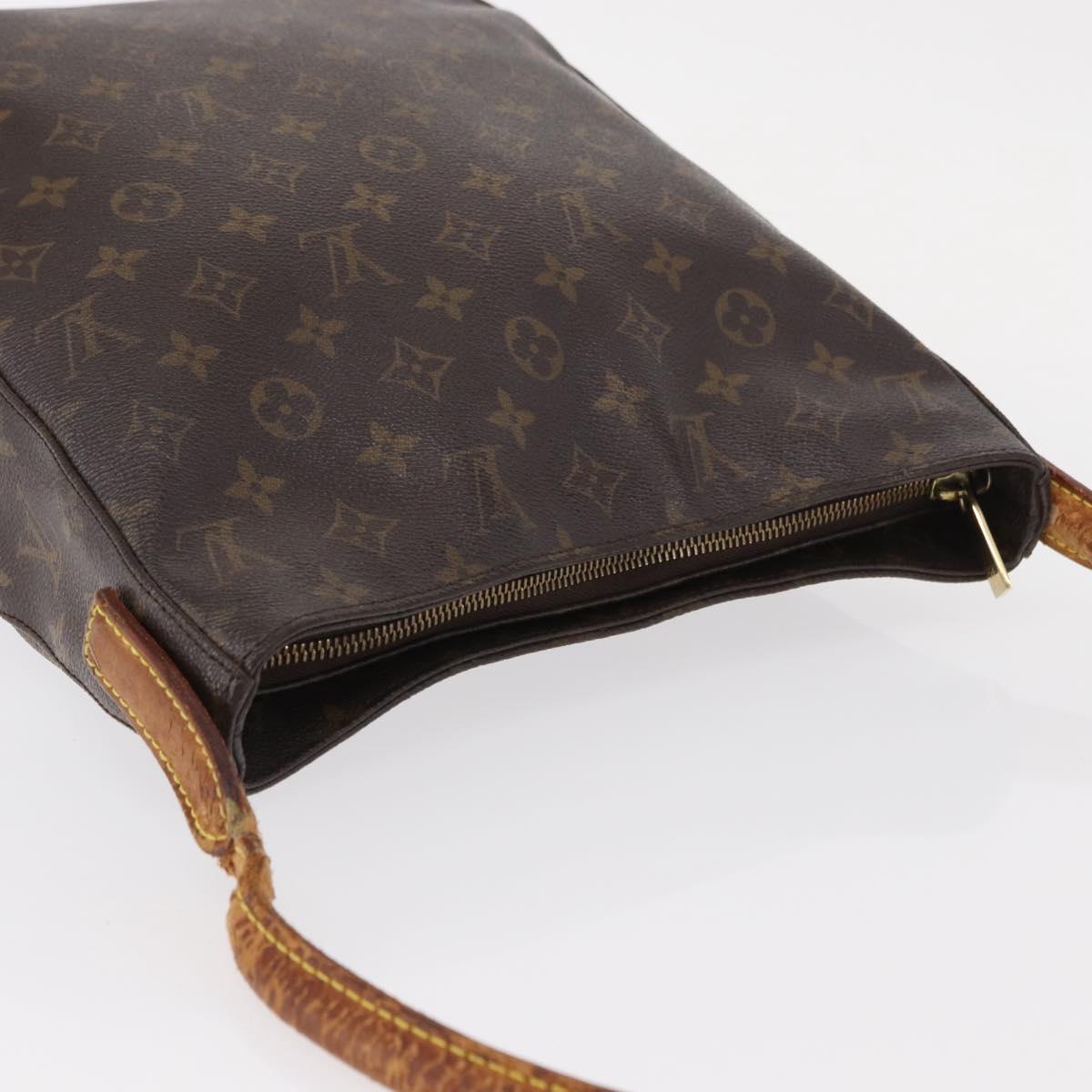 LOUIS VUITTON Monogram Looping GM Shoulder Bag M51145 LV Auth bs31091