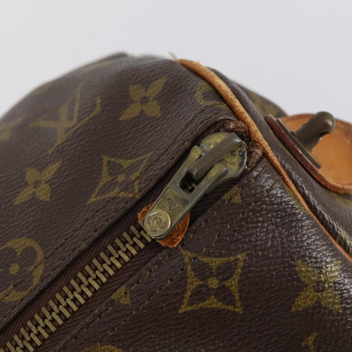LOUIS VUITTON Monogram Keepall 45 Boston Bag M41428 LV Auth bs31093