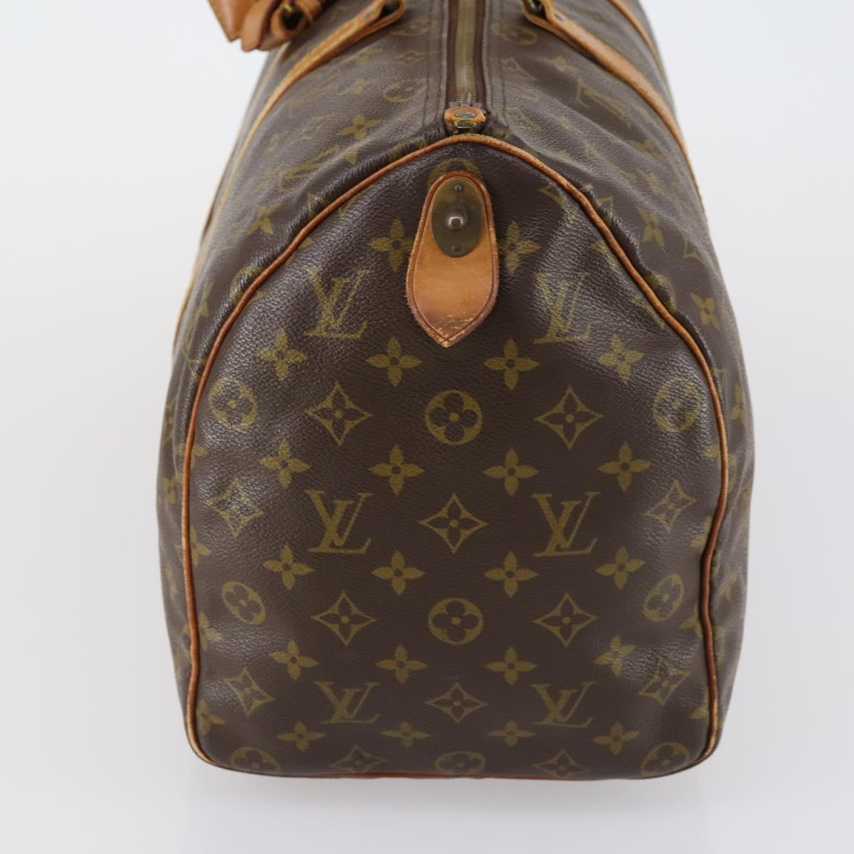LOUIS VUITTON Monogram Keepall 45 Boston Bag M41428 LV Auth bs31093