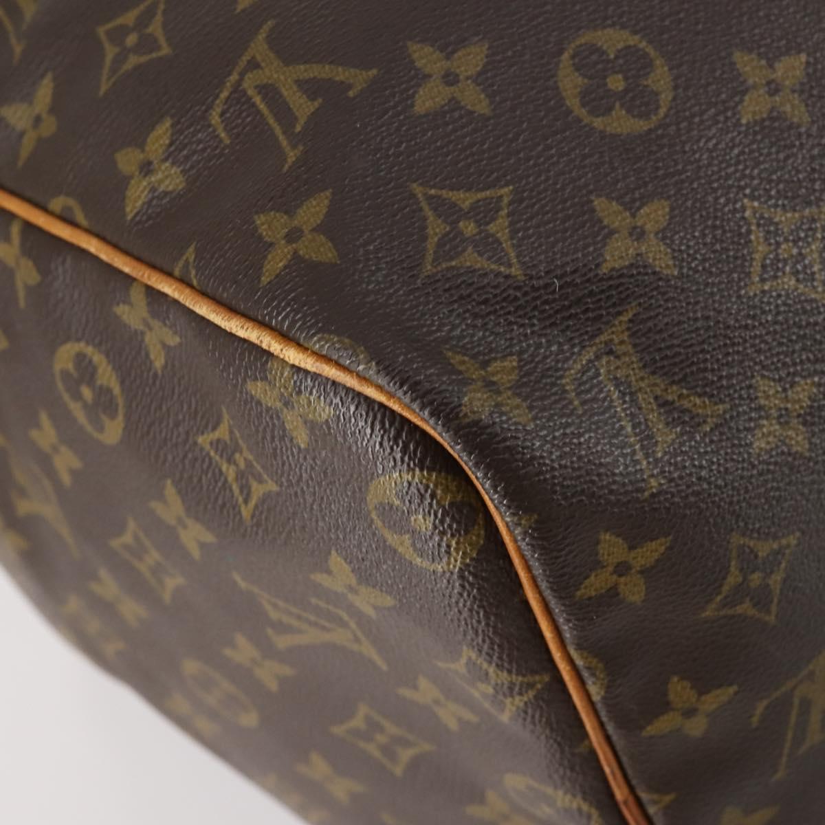 LOUIS VUITTON Monogram Sac Souple 45 Boston Bag M41624 LV Auth bs31094
