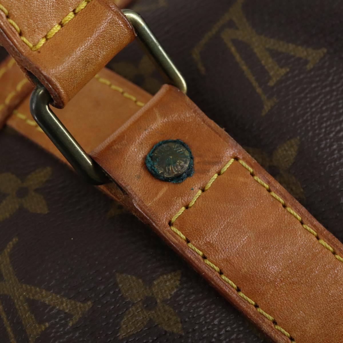 LOUIS VUITTON Monogram Sac Souple 45 Boston Bag M41624 LV Auth bs31094