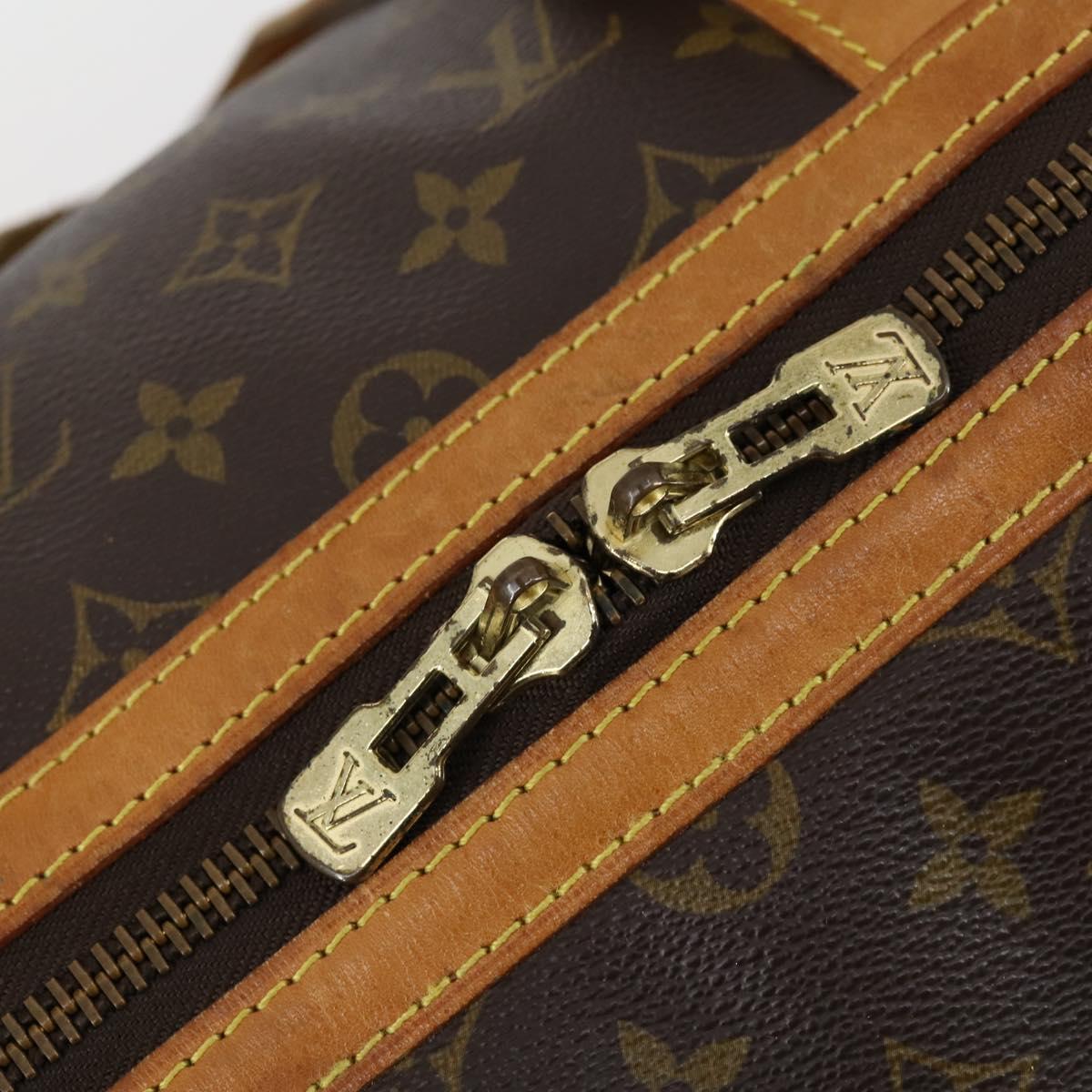 LOUIS VUITTON Monogram Sac Souple 45 Boston Bag M41624 LV Auth bs31094