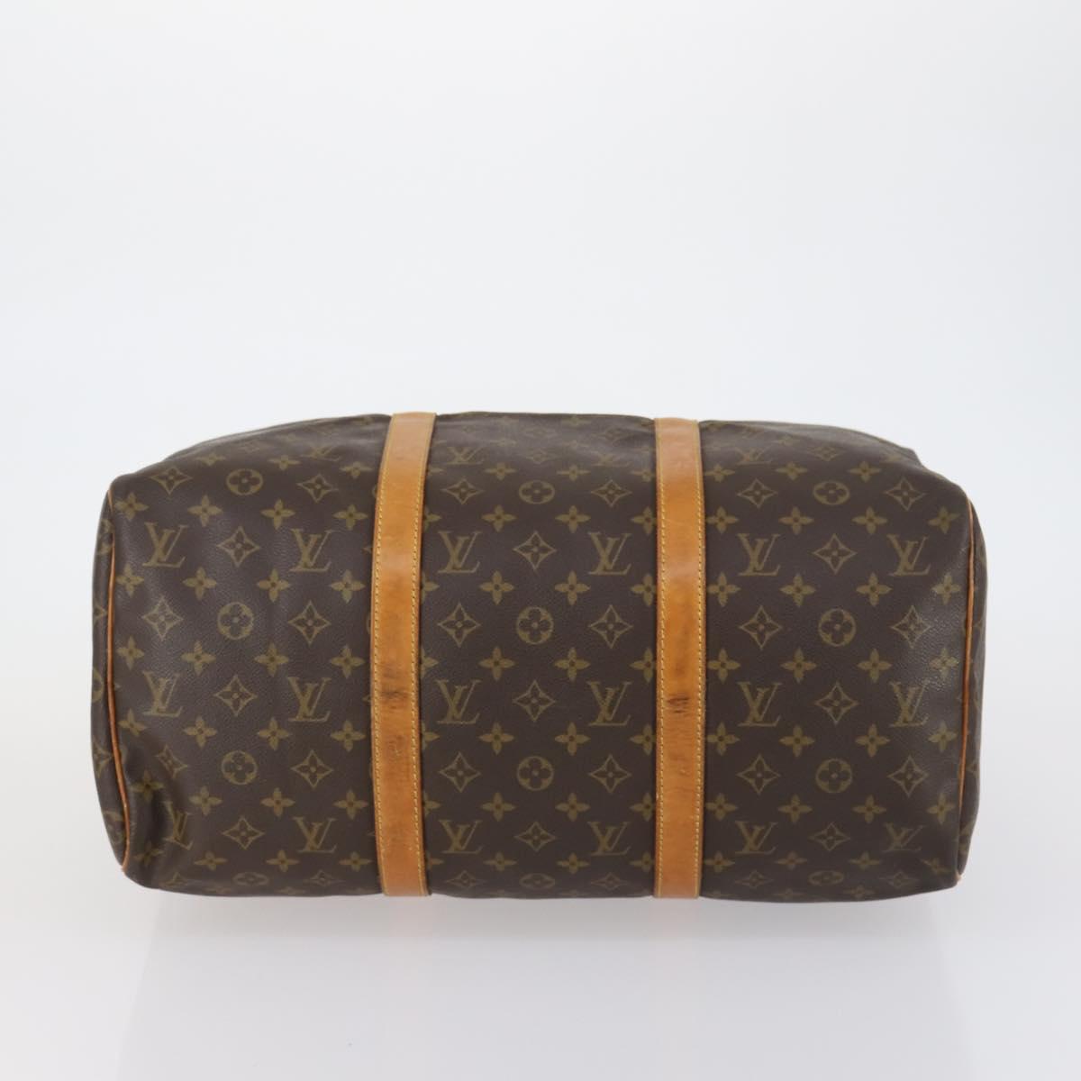 LOUIS VUITTON Monogram Sac Souple 45 Boston Bag M41624 LV Auth bs31094