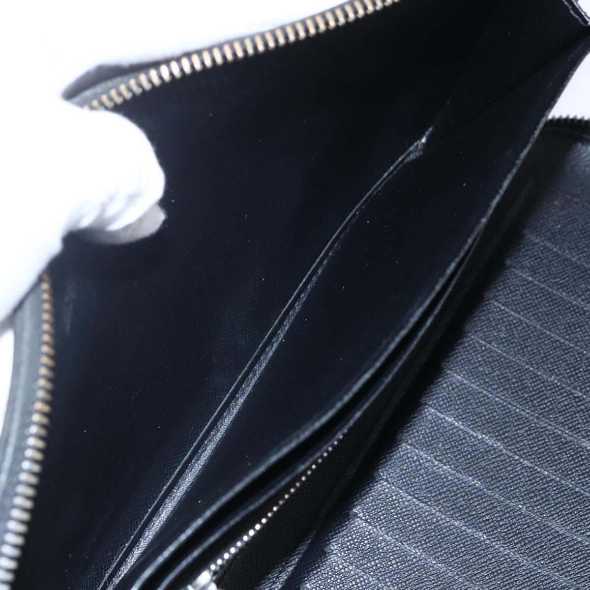 LOUIS VUITTON Organizer Atholl Travel Case Black M63042 LV Auth bs31096