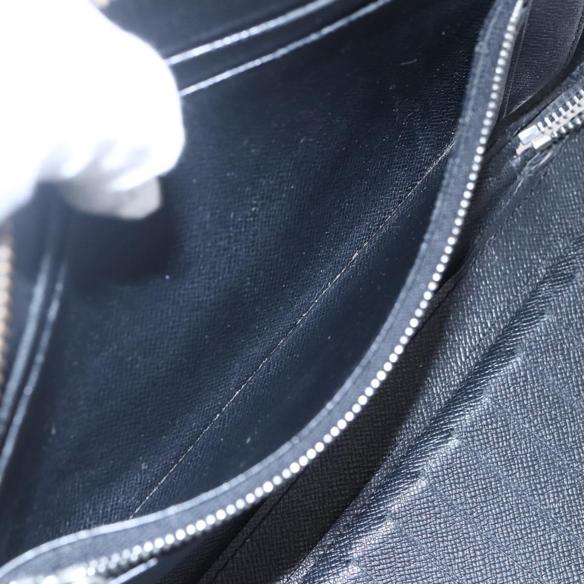 LOUIS VUITTON Organizer Atholl Travel Case Black M63042 LV Auth bs31096