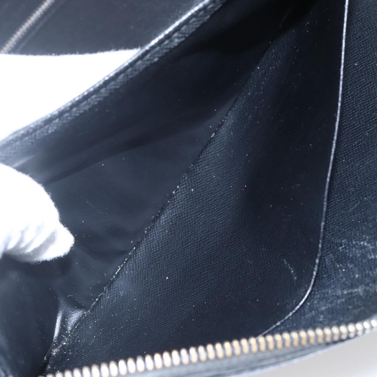 LOUIS VUITTON Organizer Atholl Travel Case Black M63042 LV Auth bs31096