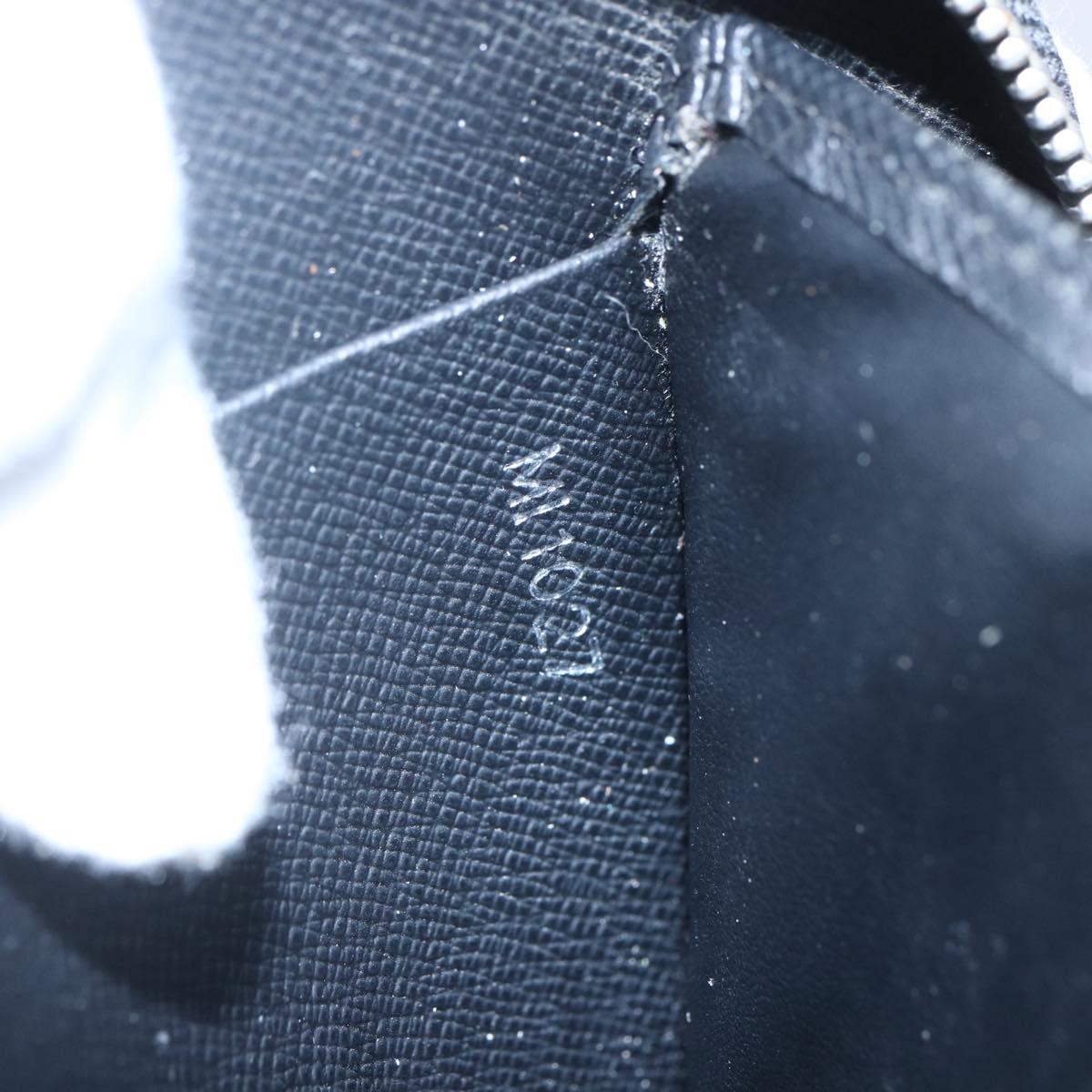 LOUIS VUITTON Organizer Atholl Travel Case Black M63042 LV Auth bs31096