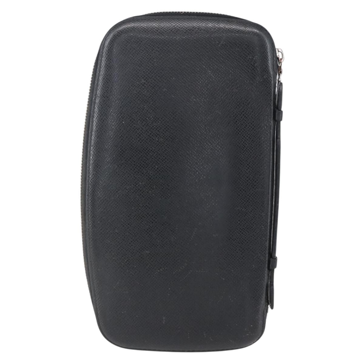 LOUIS VUITTON Organizer Atholl Travel Case Black M63042 LV Auth bs31096