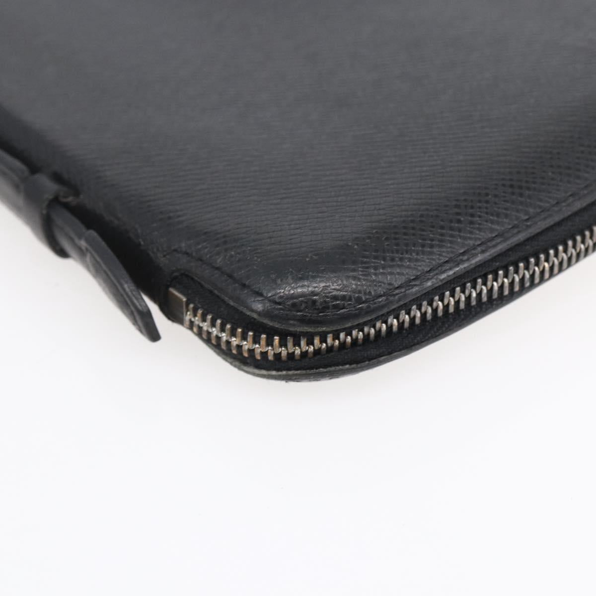 LOUIS VUITTON Organizer Atholl Travel Case Black M63042 LV Auth bs31096