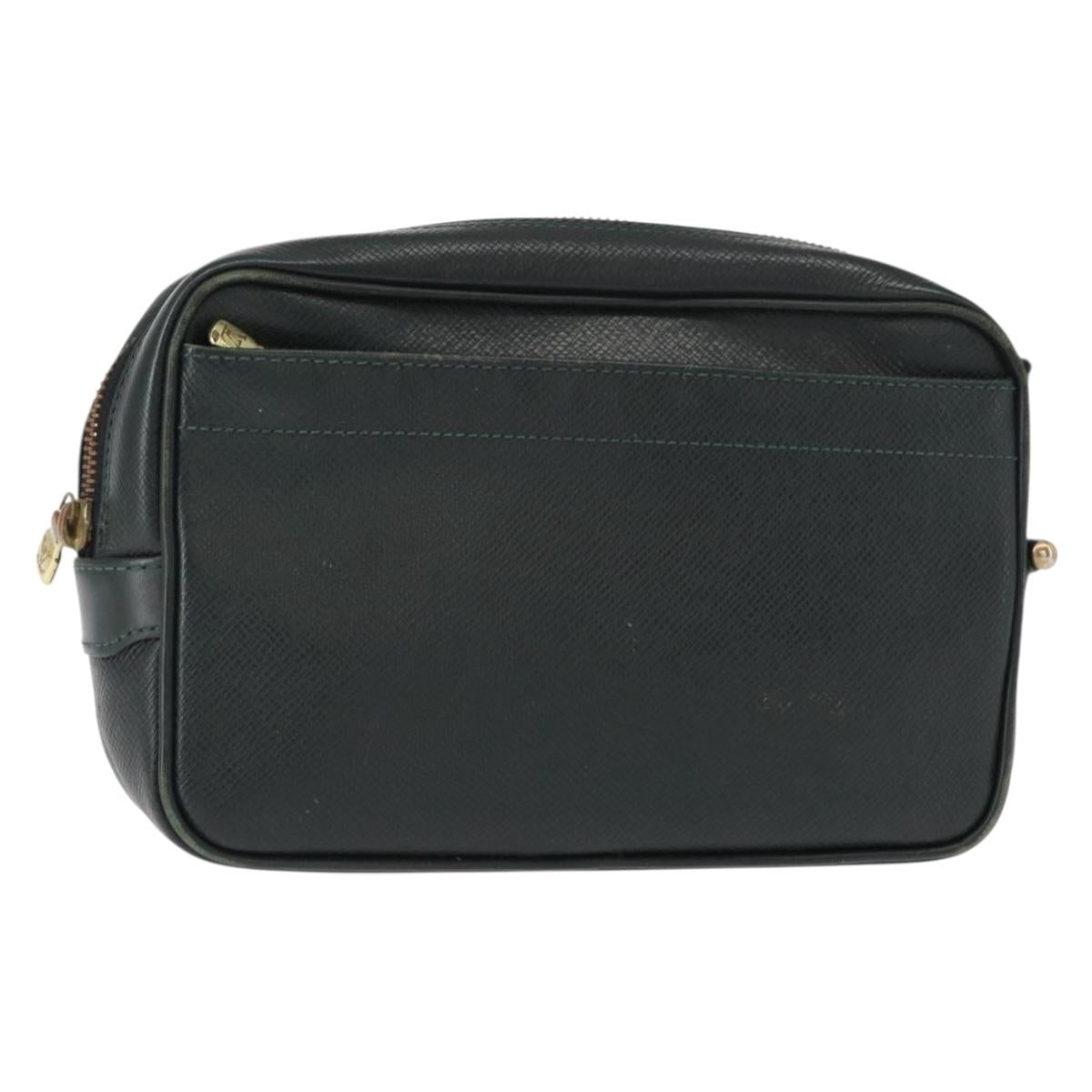 LOUIS VUITTON Taiga Karga Clutch Bag Epicea M30814 LV Auth bs31097