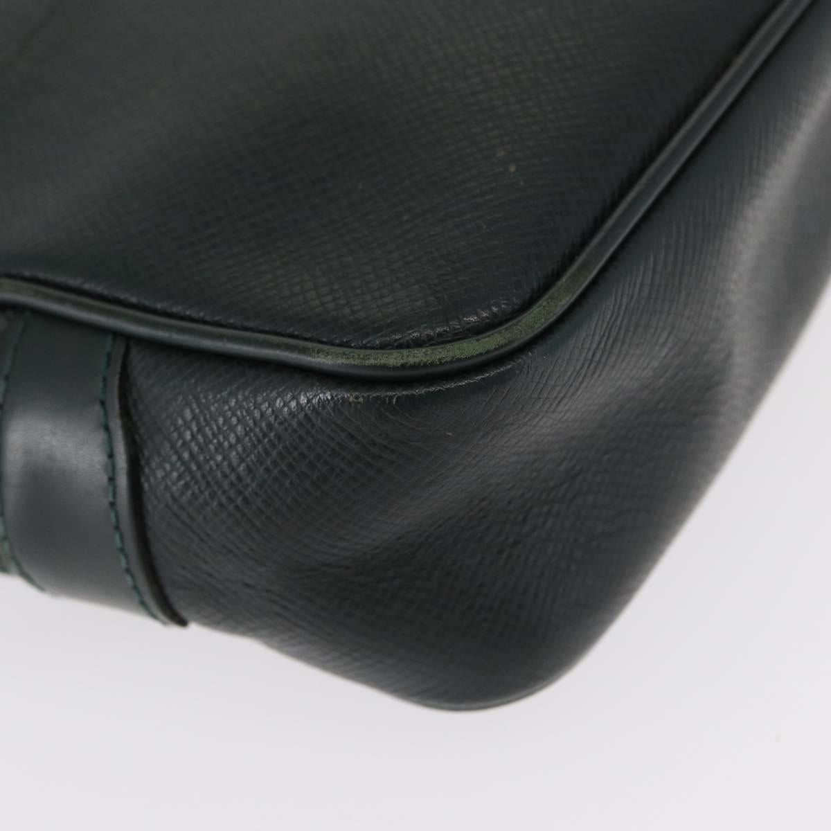 LOUIS VUITTON Taiga Karga Clutch Bag Epicea M30814 LV Auth bs31097