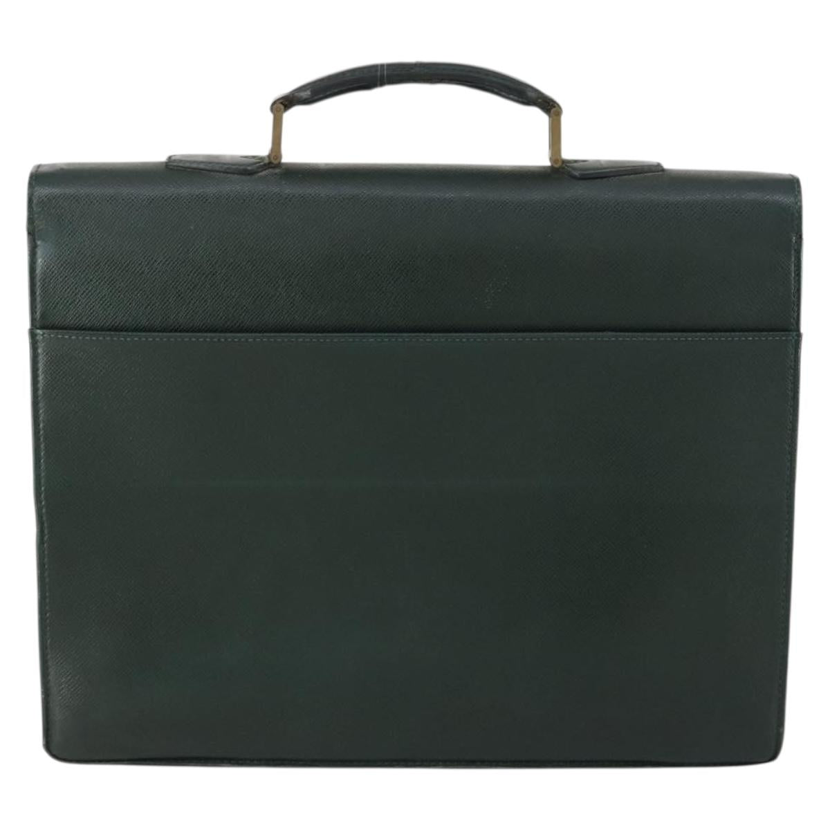 LOUIS VUITTON Taiga Serviette Moskova Business Bag Epicea M30034 LV Auth bs31098