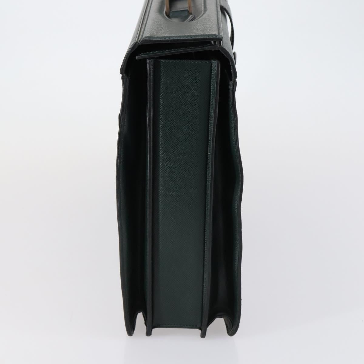 LOUIS VUITTON Taiga Pilot Case Ural Business Bag Epicea M30024 LV Auth bs31099