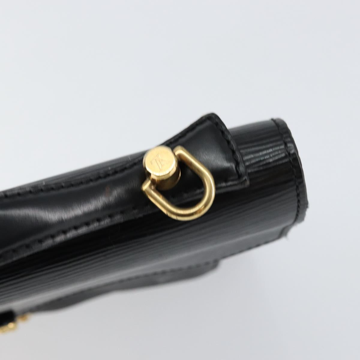 LOUIS VUITTON Epi Monceau 28 Hand Bag Black M52122 LV Auth bs31100