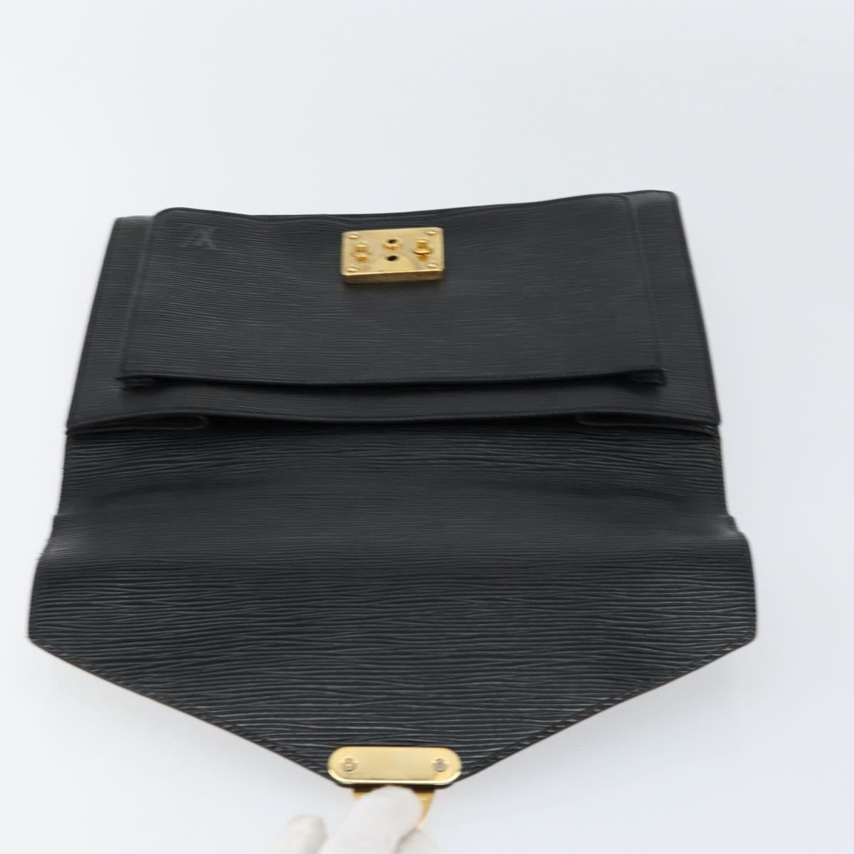 LOUIS VUITTON Epi Monceau 28 Hand Bag Black M52122 LV Auth bs31100