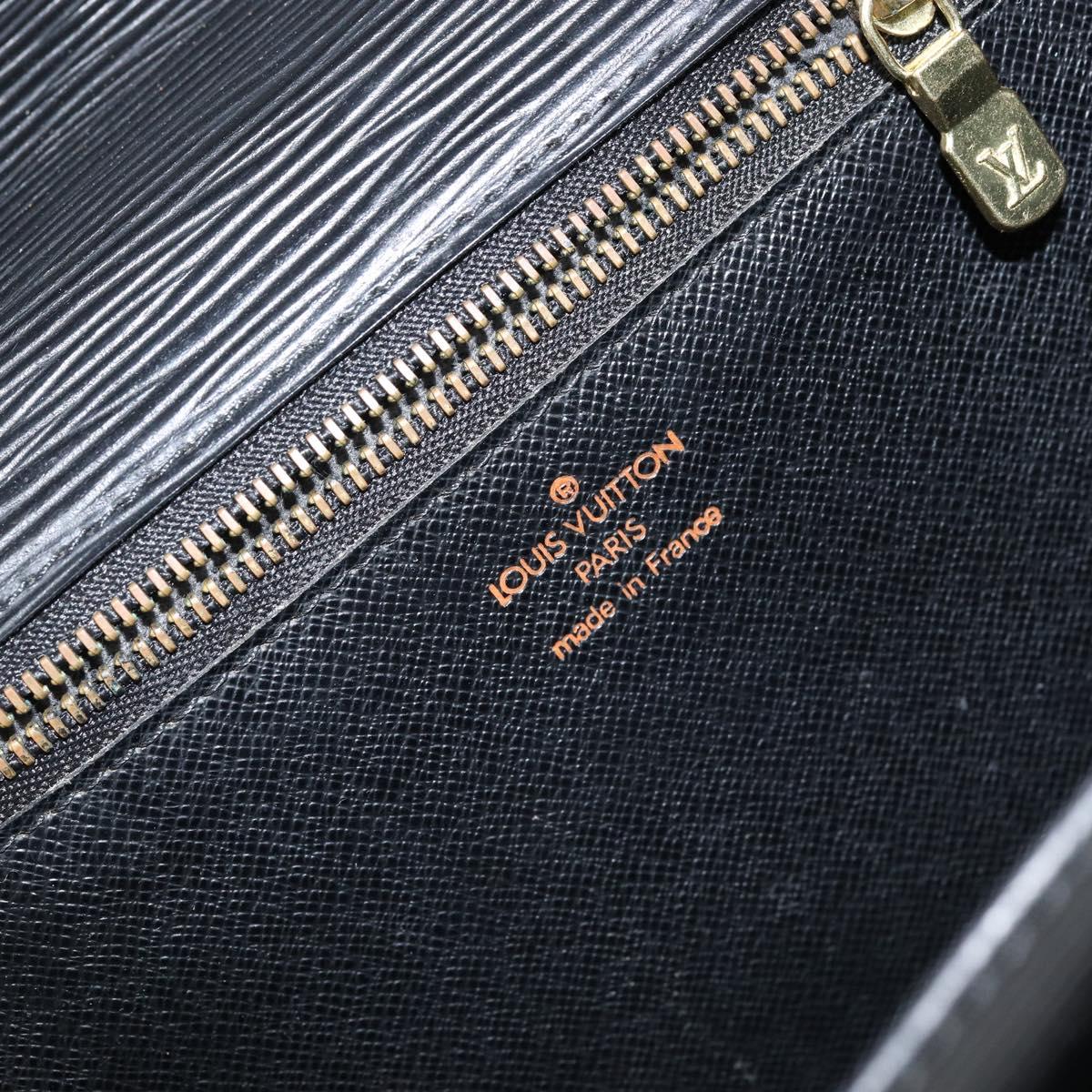 LOUIS VUITTON Epi Monceau 28 Hand Bag Black M52122 LV Auth bs31100