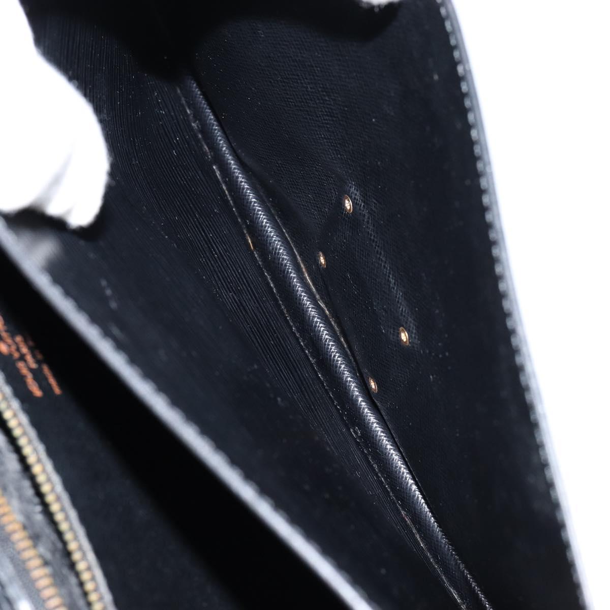 LOUIS VUITTON Epi Monceau 28 Hand Bag Black M52122 LV Auth bs31100