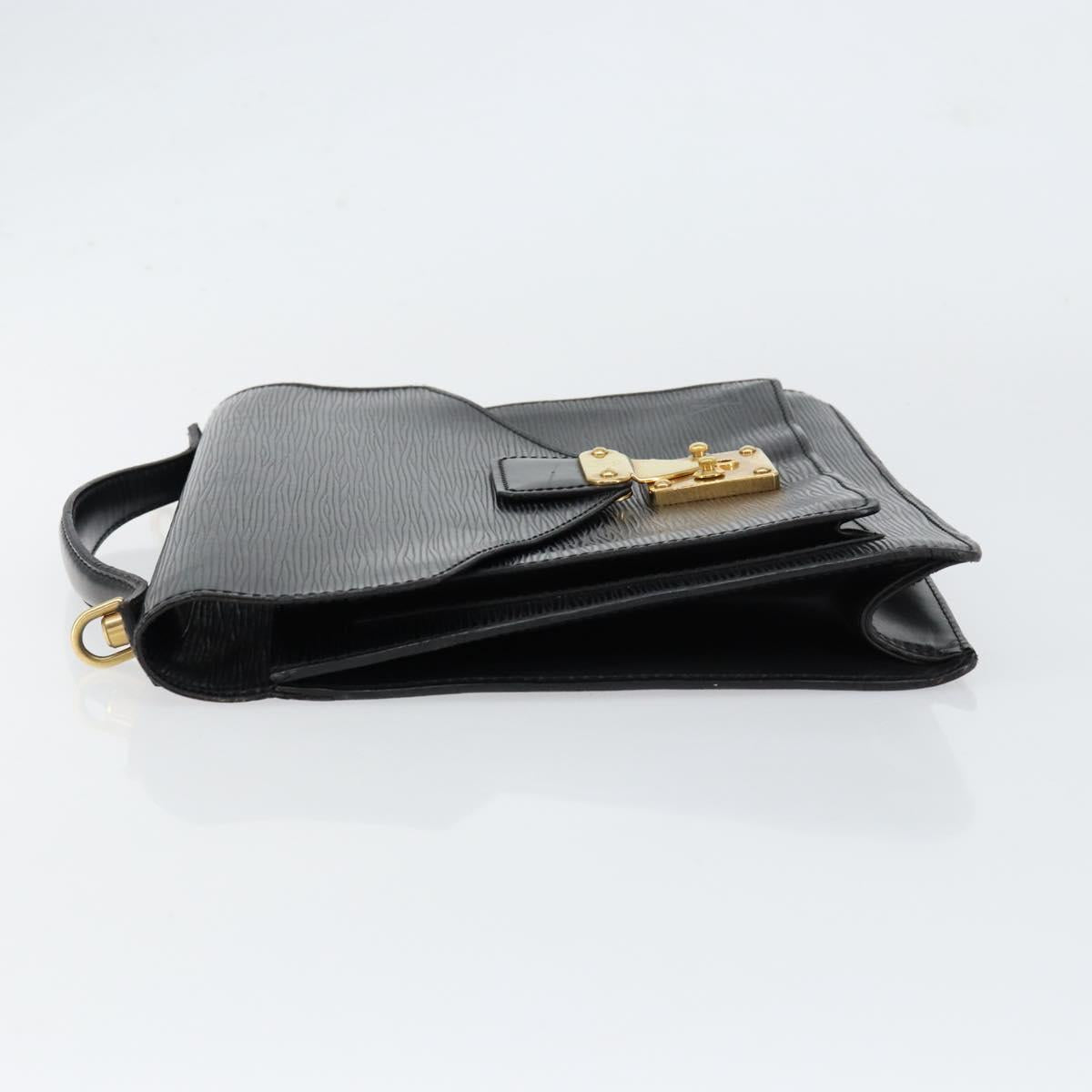 LOUIS VUITTON Epi Monceau 28 Hand Bag Black M52122 LV Auth bs31100