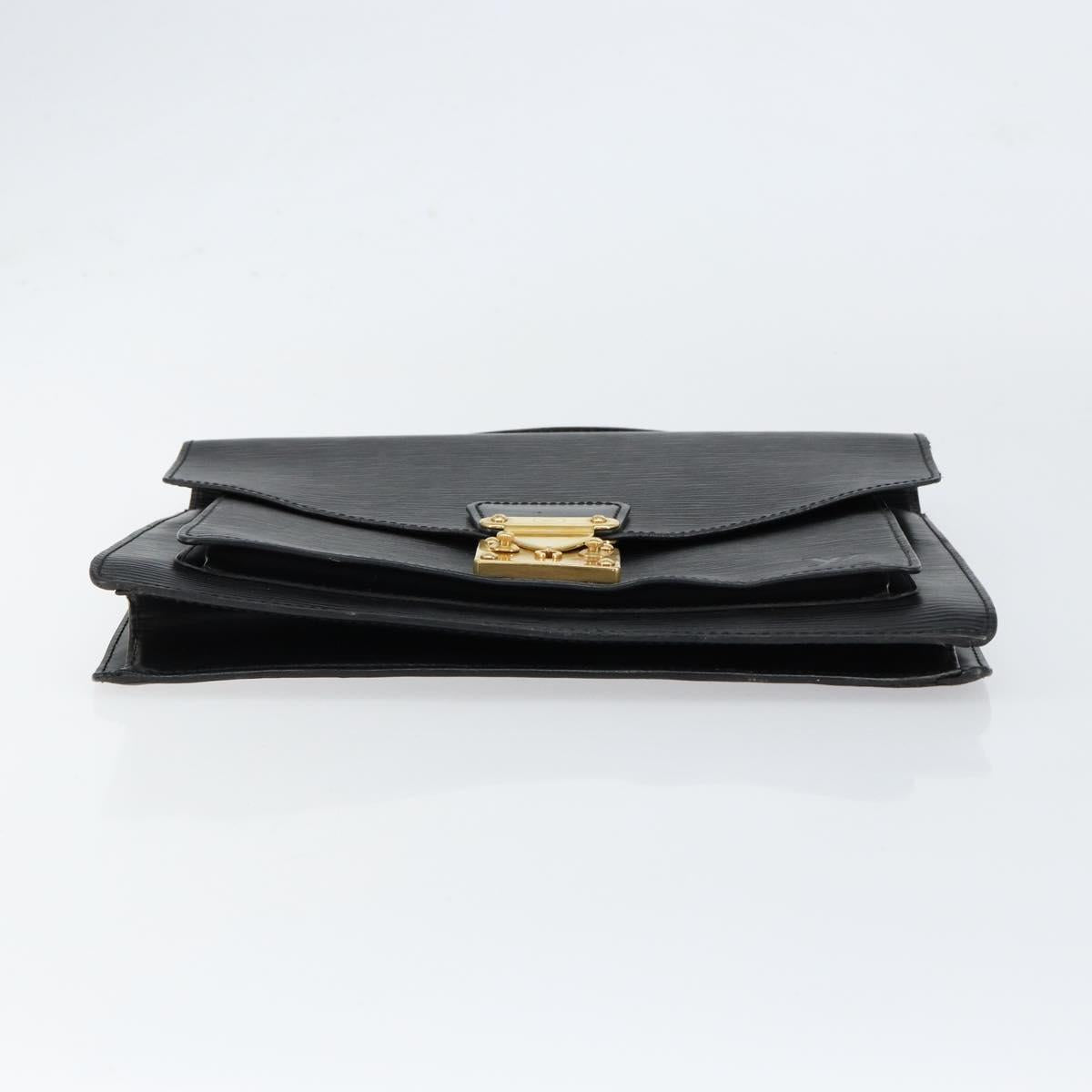 LOUIS VUITTON Epi Monceau 28 Hand Bag Black M52122 LV Auth bs31100