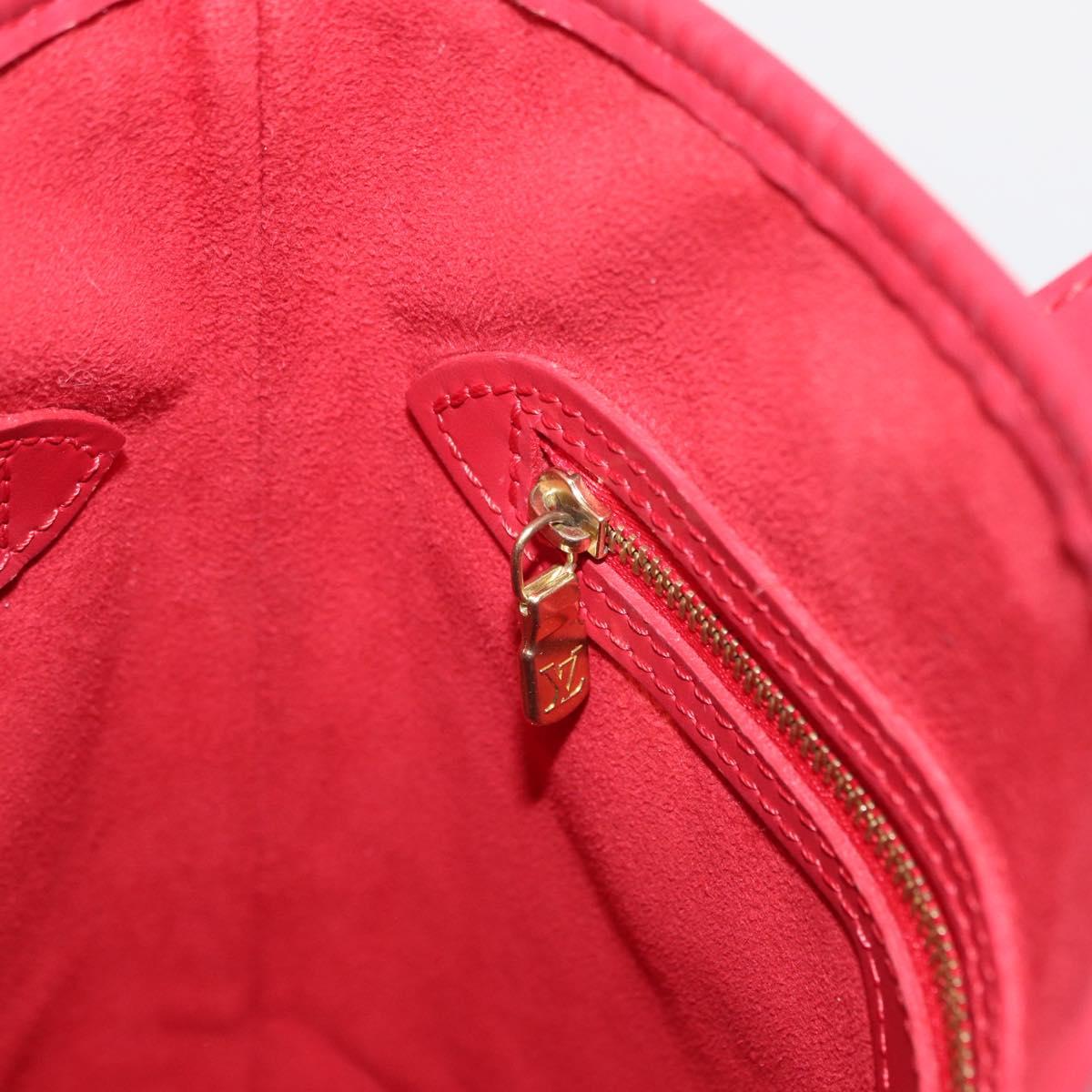 LOUIS VUITTON Epi Bucket PM Shoulder Bag Red M5899E LV Auth bs31103