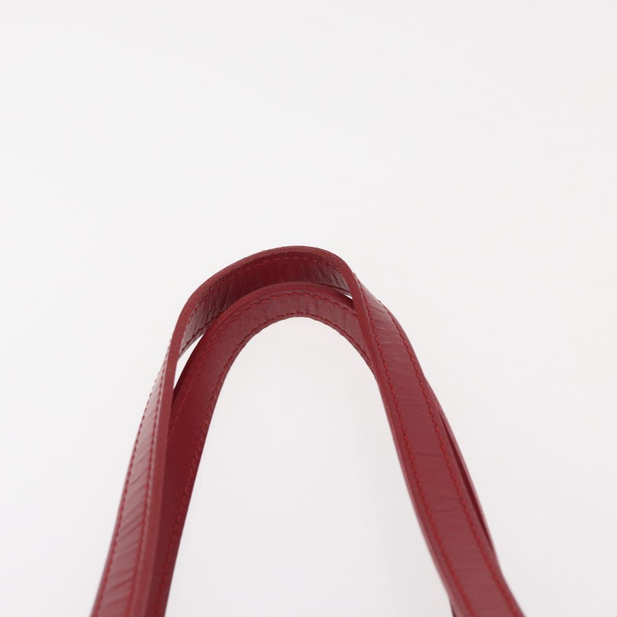 LOUIS VUITTON Epi Bucket PM Shoulder Bag Red M5899E LV Auth bs31103