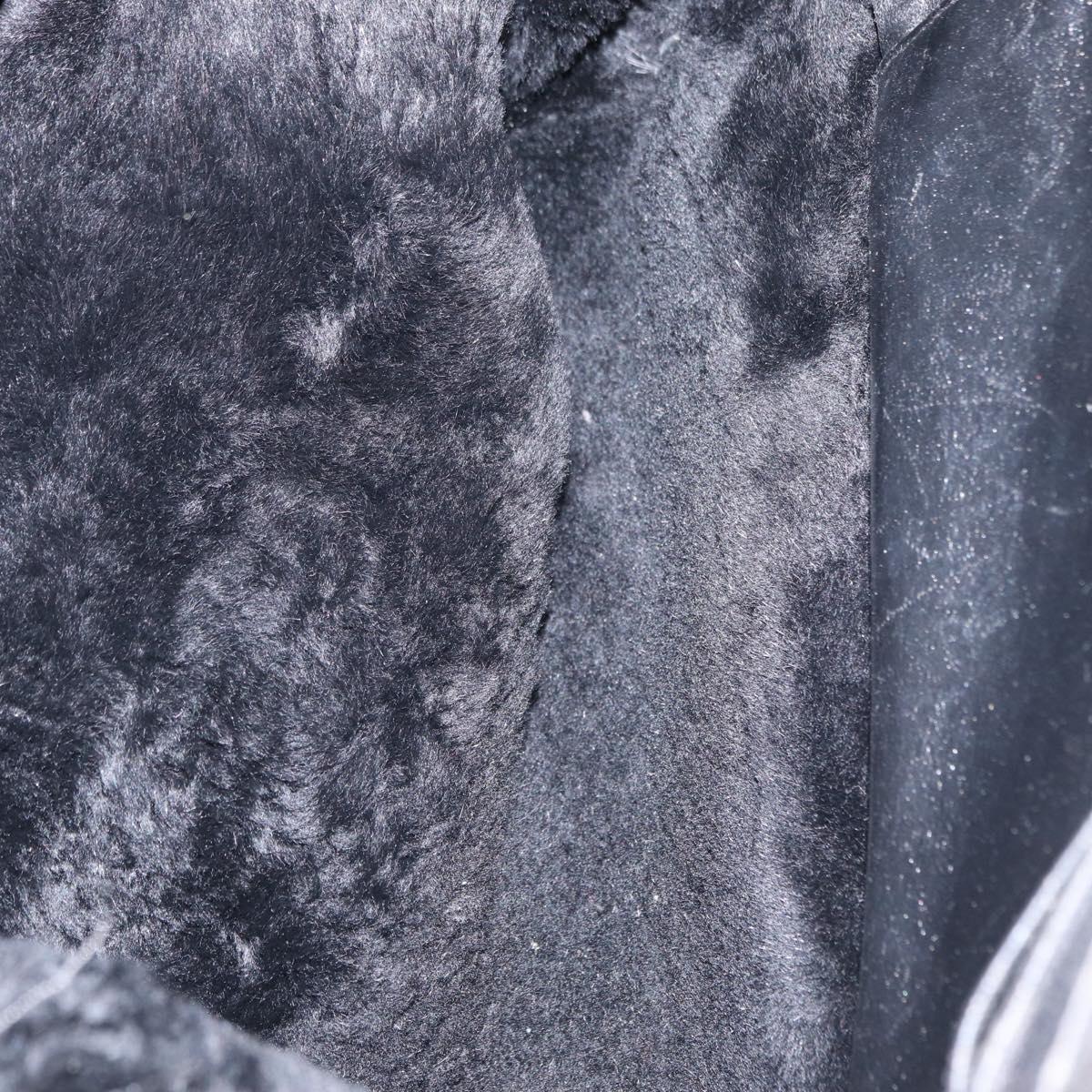 CHANEL Tote Bag Mouton Black CC Auth bs31120