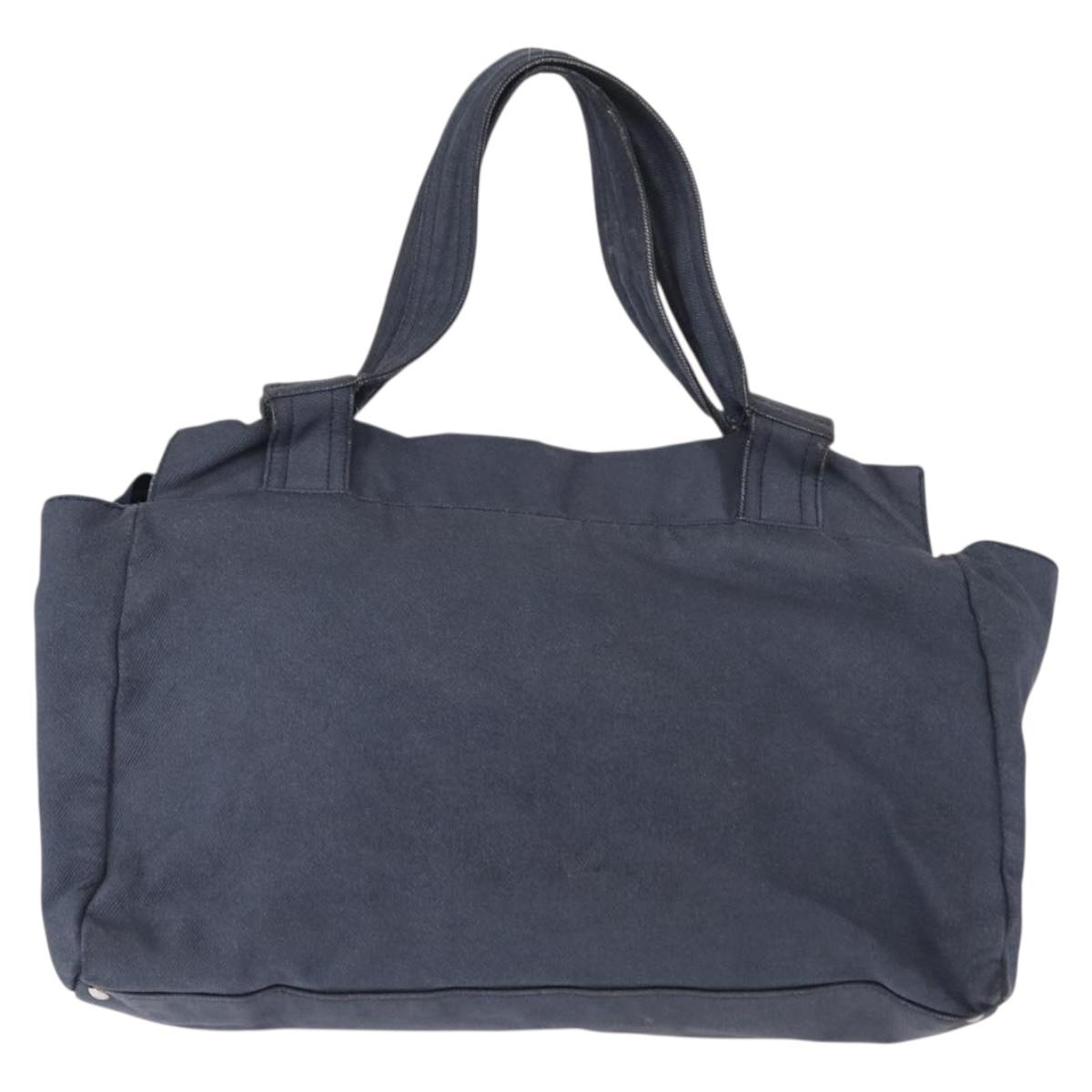 CHANEL Tote Bag Denim Blue CC Auth bs31125
