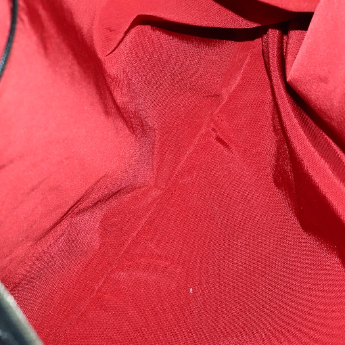 CHANEL Travel Line Boston Bag Nylon Black CC Auth bs31126