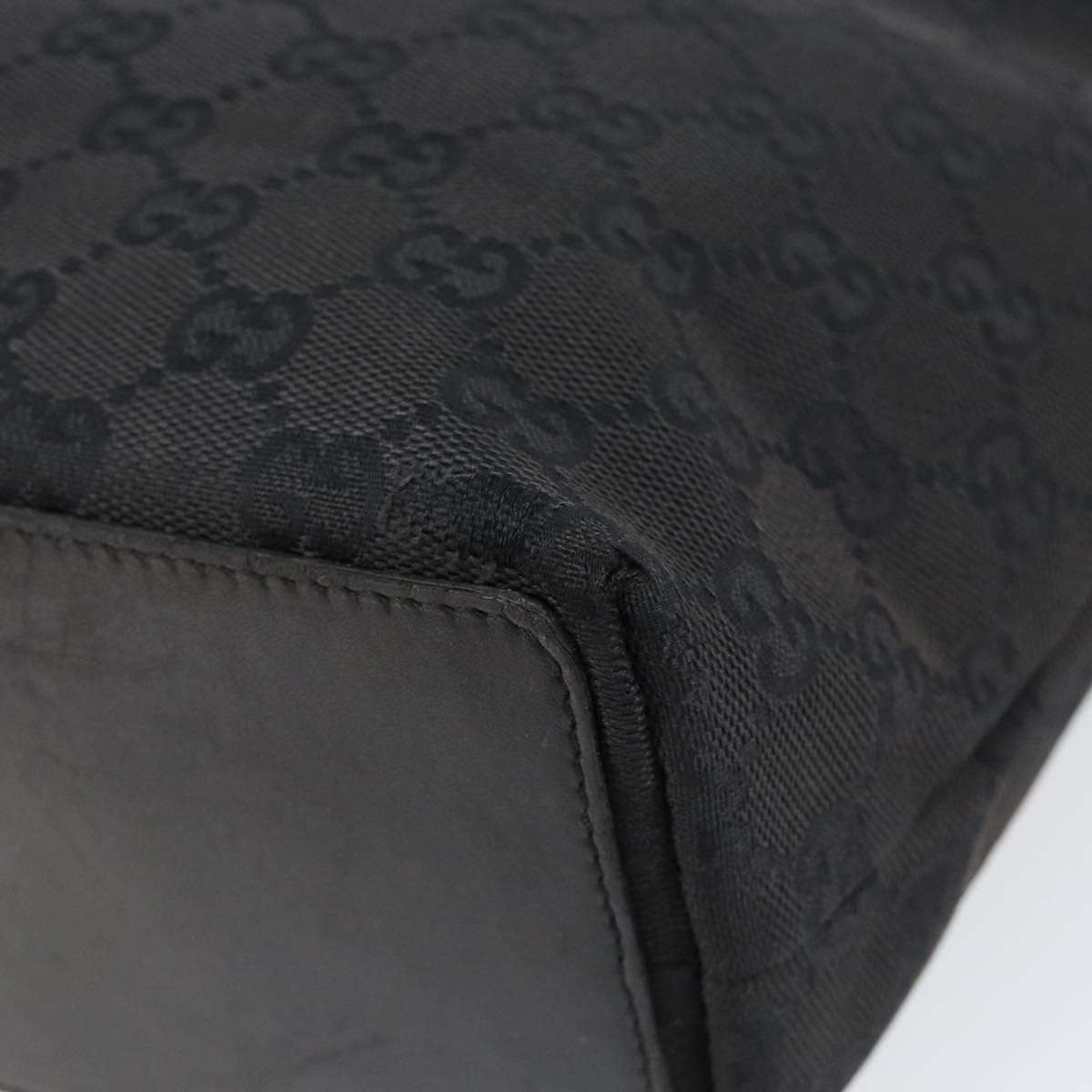 GUCCI GG Canvas Tote Bag Beige Silver 31244 Auth bs31136