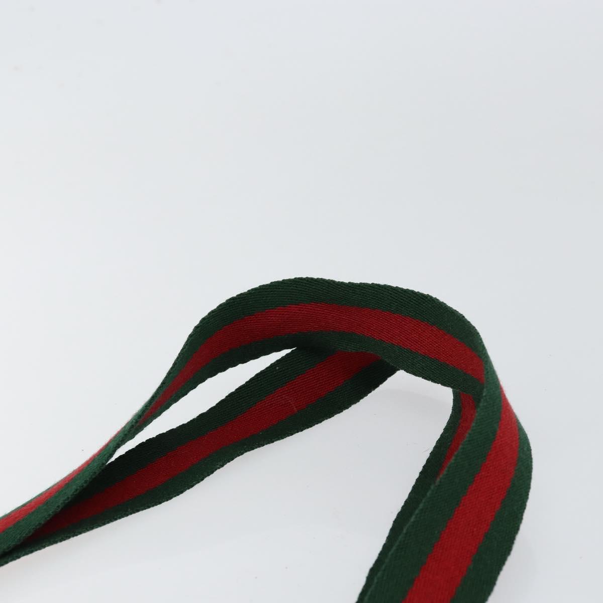 GUCCI GG Supreme Web Sherry Line Tote Bag PVC Beige 40 02 003 Auth bs31138