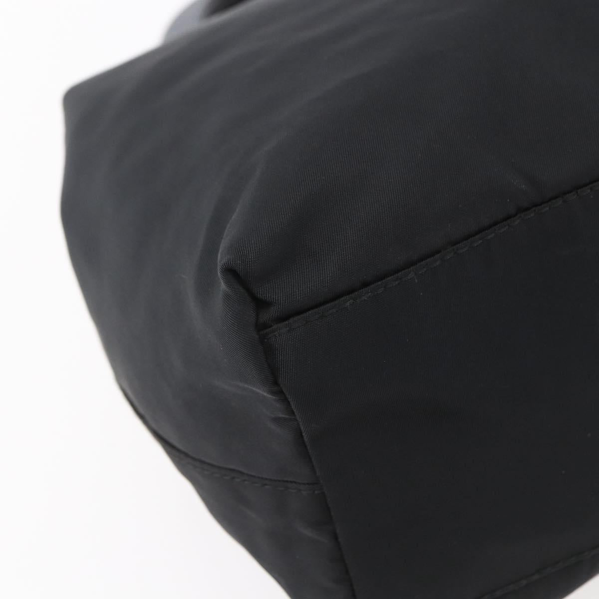 PRADA Hand Bag Nylon Black Auth bs31162